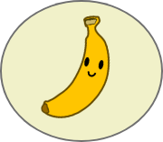 バナナのイラスト